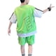 thumbnail image 3 of Minnieouse De ropa deportiva de verano a la moda con letras, Jersey, camiseta de manga corta con retazos, ropa de calle, trajes para niños conjuntos de ropa Verde ciento veinte, 3 of 6