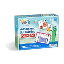 hand2mind Numberblocks® Adding and Subtracting Puzzle Set, Math Puzzles, Counting Games