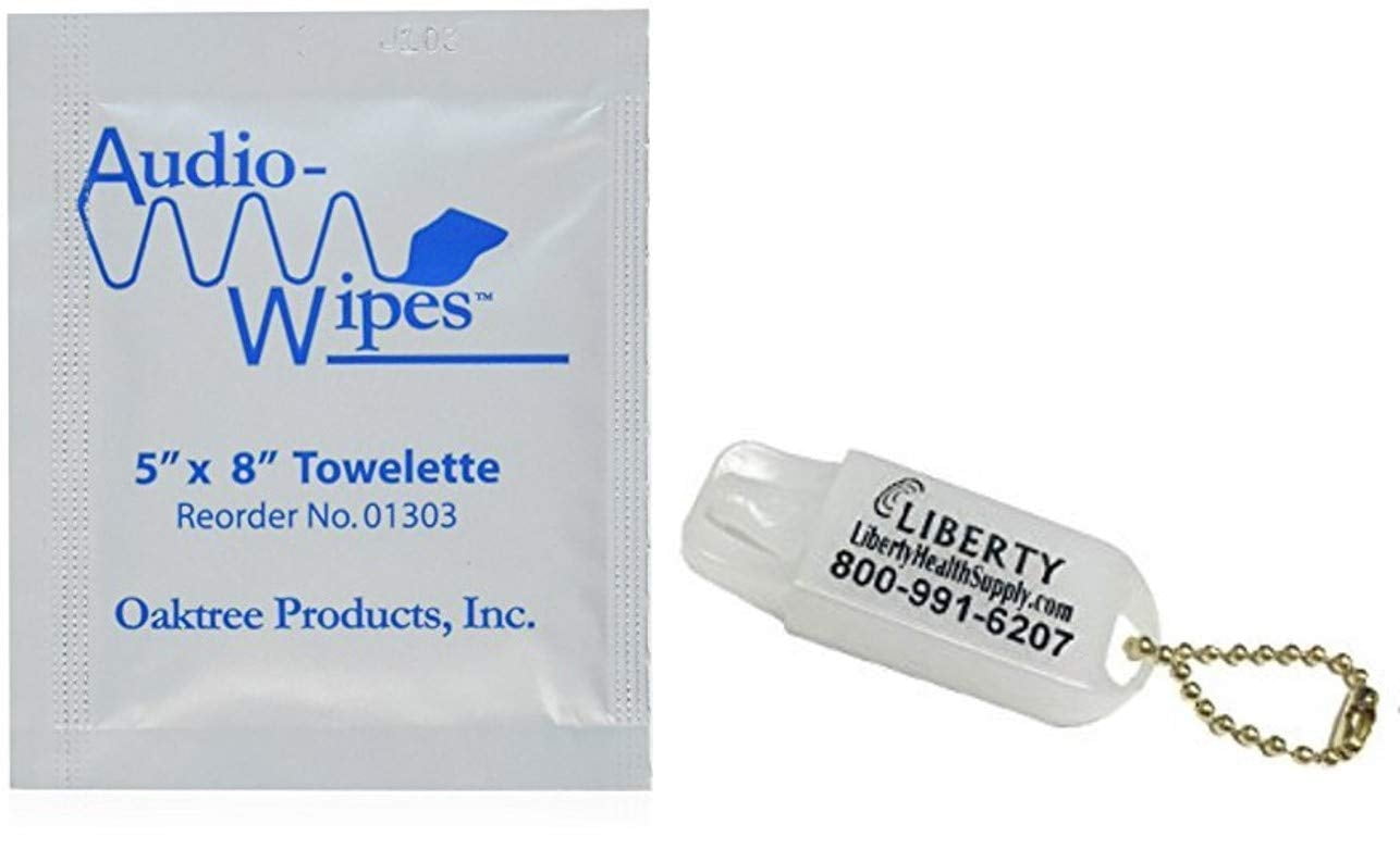 AudioWipes Cleaning Towelettes Individually Packaged (100 Count