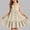 Beige, variant on NAISIBABY Girls Pleated Dresses 6T, Summer Casual Sleeveless Cute Swing Kids Party Princess Sundress (1-8T)