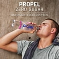 thumbnail image 4 of Propel Electrolyte Enhanced Water Sports Drink, Grape Flavored Water, Zero Calorie & Zero Sugar Hydration with Electrolytes and Vitamins C & E, 16.9 fl oz Water Bottle(1 Bottle)​, 4 of 8