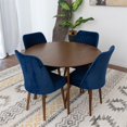 thumbnail image 2 of Ayla Ensemble de Table de Salle à Manger Mid-Century Modern pour 4, 2 of 5