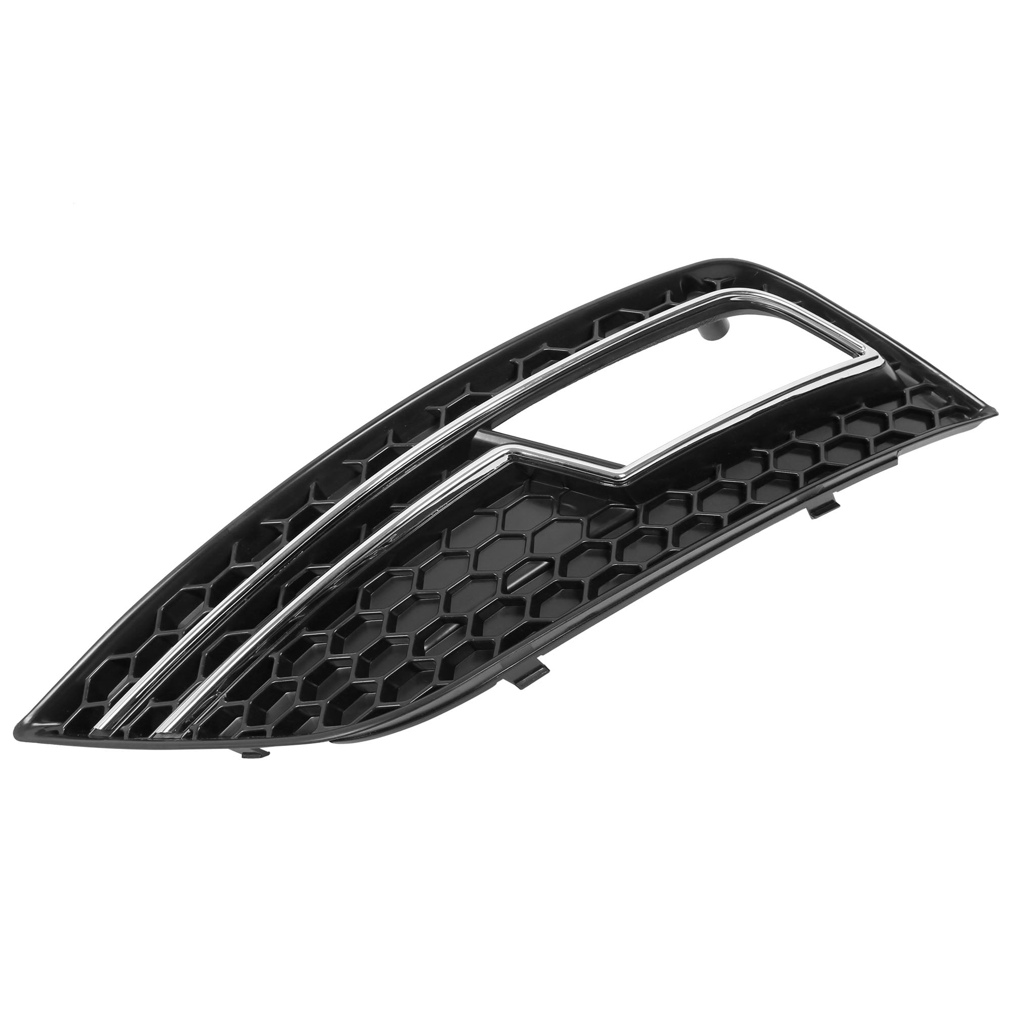 Unique Bargains Car Front Left Fog Light Grille Cover for Audi A4L B9 S4 RS4 13-16 Black
