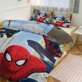 thumbnail image 1 of Bedding set JP523 Spiderman Crawl 3 Piece Bed Set - Includes Reversible Comforter & Sheet Set Bedding - Fade Resistant Microfiber TH523(King220x240cm), 1 of 5