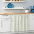 thumbnail image 5 of Sage Green Small Sink Skirt, Bathroom Vanity Cabinet Adhesive Curtain, Vintage Rutsic Floral Prints Simple Boho Utility Under Sink Cover Decorative Kitchen Cabinet Curtains 10"x11", 5 of 8