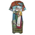 thumbnail image 4 of Vestido usado con bolsos para mujer para lucir con los mejores deseos de Acción de Gracias, ideal para fiestas de graduación y juegos., 4 of 6