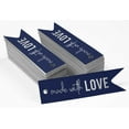 thumbnail image 2 of Inkdotpot Pack Of 100 Real Silver Foil Paper Tags Made With Love Text Favor Hang Tags, 2 of 6