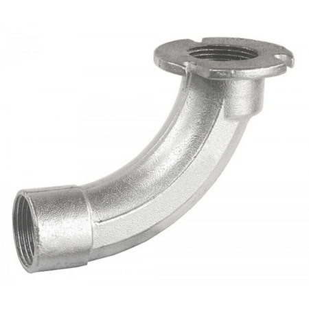 - 1 Pc, 1-1/4 In. 90 Degree Zinc Plated Malleable Iron Concrete Form Pipe Insert