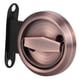 thumbnail image 5 of Cerradura de puerta bronce rojo cerradura de puerta duradera redonda plateada puerta de acceso al baño para puertas de madera Puertas de madera de ANGGREK Otros, 5 of 8