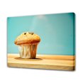 thumbnail image 1 of Póster de lienzo de Muffin, decoración de dormitorio, paisaje deportivo, decoración de oficina, regalo, estilo marco, 16 x 24 pulgadas (40 x 60 cm), 1 of 8