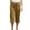 #01Khaki, variant on ZVAVZ Womens Capri Pajama Pants,Womens Solid Color High Waist Capri Bandage Pockets Straight Pants Casual Summer Baggy Capris Pants on Sale Green,L
