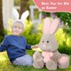 thumbnail image 4 of Peluche Morismos Giant Bunny 80 cm, conejo de peluche gris, 4 of 9