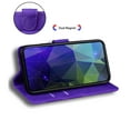 thumbnail image 3 of SaniMore Wallet Case for Samsung Galaxy S23 Plus 6.6 inch, Magnetic Clasp Flip Kickstand Luxury PU Leather Cover Built-in Cash & Card Slots RFID Blocking for Samsung S23 Plus, Purple, 3 of 7