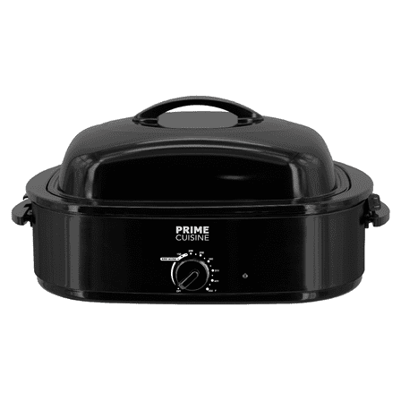 Prime Cuisine 14 Qt Electric Turkey Roaster (Black)