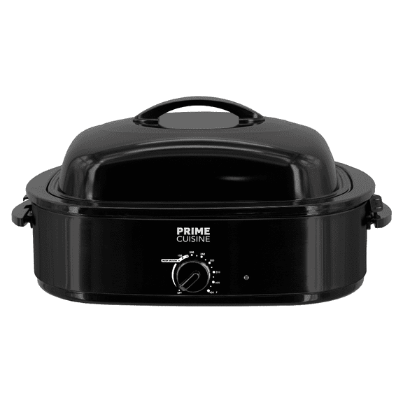 Prime Cuisine 14 Qt Electric Turkey Roaster (Black)