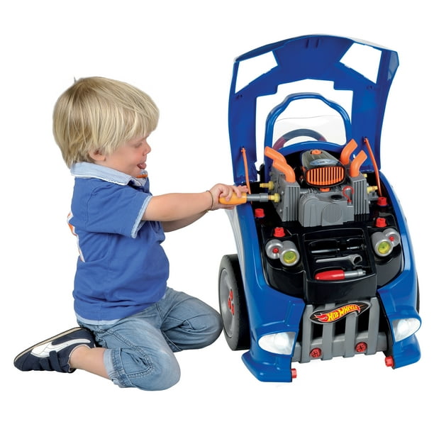 Theo Klein Hot Wheels Interactive Service Car Station/Engine Playset