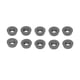 thumbnail image 4 of Insertos de fresado CNC, 10 piezas Insertos de carburo de carburo con revestimiento negro Insertos de corte de torno Claridad notable, 4 of 14