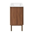 thumbnail image 5 of Classe 24 in. Brown Oak Bathroom Vanity With White, 3-Hole Ceramic Sink Top, 5 of 8