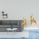 thumbnail image 2 of Figura de caballo,Figura de caballo Escultura animal coleccionable,Figura de escritorio,Estatuas de ciervos Feng Shui para decoración de oficina y sala de estar,Figuras decorativas modernas, 2 of 8