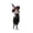 D, variant on Luckky Halloween Witch Blowing Bubble Gum With skull and Bow,Whimsical Witch Blowing Bubble Figure Wearing Skull Bow Eyelashes,Spooky Gothic Tabletop Ornament for Home Halloween Party Decor