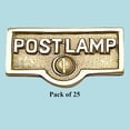 thumbnail image 2 of 25 Switch Plate Tags POST LAMP Name Signs Labels Brass Traditional Engraved Wall Light Switch Cover Labels | Renovators Supply, 2 of 2