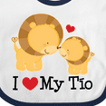 thumbnail image 4 of Inktastic I Love My Tio Uncle for Nephew Boys or Girls Baby Bib, 4 of 4