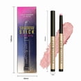 thumbnail image 3 of Cream Shimmer Eyeshadow Stick Long Lasting No Fall Out Formula Portable Slim Design Perfect For Work Dates And Everyday Glam Looks, 3 of 7