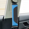thumbnail image 4 of Naierhg Car Seat Belt Shoulder Pads Car Seat Belt Cover Wear Resistant Universal Shoulder Pad Protector Black & Blue, 4 of 8