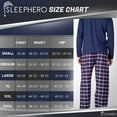 thumbnail image 2 of SLEEPHERO Adult Mens 2 Piece Long Sleeve Flannel Pajama Set (Sizes S-XL), 2 of 5