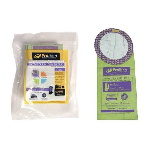 Proteam Vacuum Bag, Paper Bag, 10 PK 100331