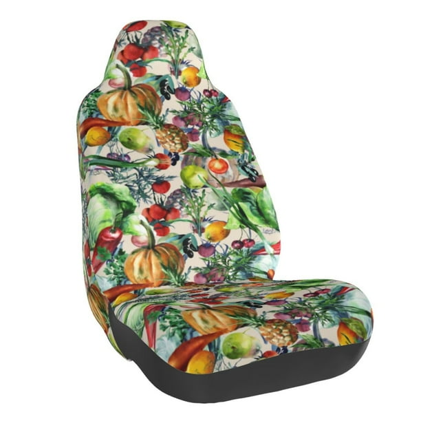 Fotbe Vegan1 Funda para Asiento de Auto con Estampado – Impermeable y Antisudor – Ajuste Universal, Lavable a Máquina, Antideslizante (1 Pieza)