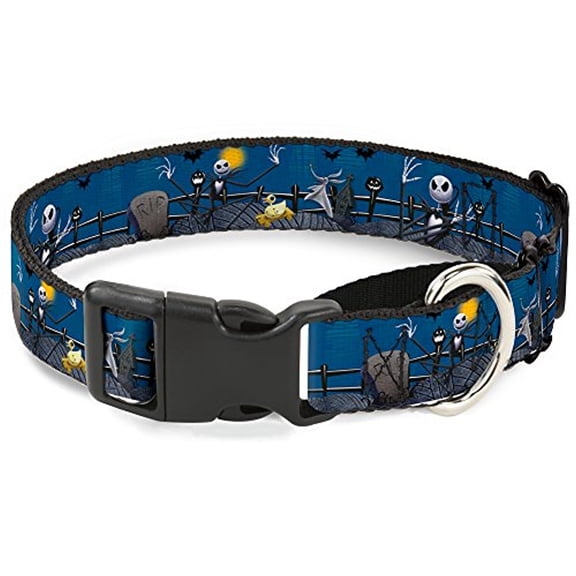 Buckle-Down MGC-WDY037-WL Martingale Dog Collar-NBC Jack