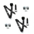 thumbnail image 1 of Chevy Chevelle 1968-1972 Airplane 3 Point Black Retractable Bucket Seat Belt Kit with Bracketry - 2 Belts, 1 of 1