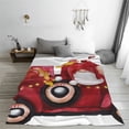 thumbnail image 5 of Bingfone Truck With Gnomes Print Flannel Fleece Blanket Throw Blanket for Bed,Sofa,Couch,Travel,Camping(80"x60" ), 5 of 8
