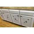 thumbnail image 2 of Zeckos Black Finish Cast Iron Starburst Cabinet Drawer Pulls Set of 6, 2 of 6