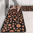 thumbnail image 2 of Kitchen Rugs Sets Of 2,Red Dog Art Footprint Anti Fatigue Kitchen Mat Rugs Non Slip Washable,Decorative Kitchen Floor Mats for Kitchen,Sink,Laundry,17"x47"+17"x47", 2 of 5