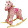 Happy Trails Plush Rocking Pony, Pink