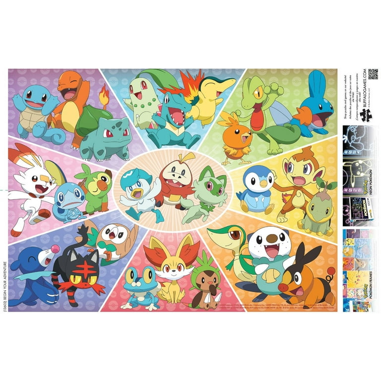 Buffalo Games 1000-Piece Pokemon Begin Your Adventure Adult