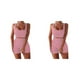 thumbnail image 3 of Wosthever 2 unids/set Running Jogging Fitness mujer chaleco pantalones cortos transpirables Crop Tops pantalones de cintura alta Kit ropa Type4 NO4, 3 of 6