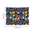 thumbnail image 6 of Kdxio Bowling Ball Wall Hanging Tapestries Banner For Bedroom College Dorm Home Living Room Party Decor 29X37 In, 6 of 8