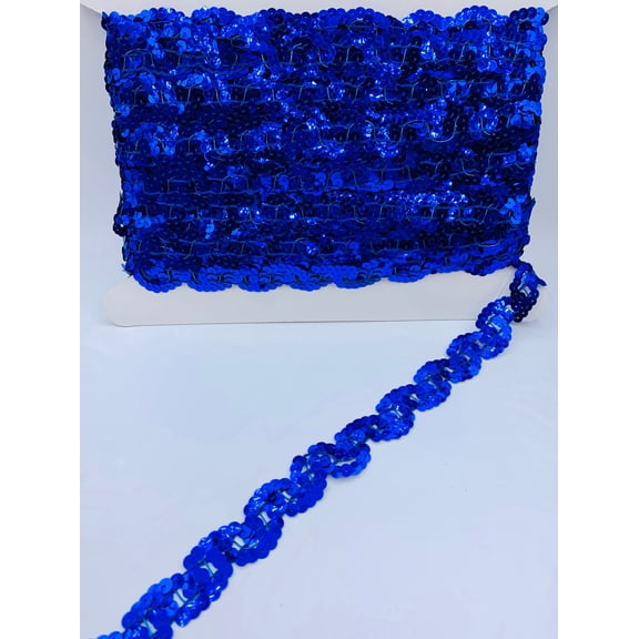 Trimplace Royal 1" Sequin Trim - 9 Yards
