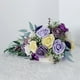 thumbnail image 5 of Boda es color Manojo cascada Paño Sosteniendo para celebraciones de la iglesia Decoración Violeta Yotijar Ramos de boda, 5 of 10
