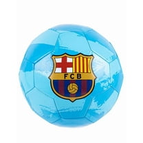 Icon Sports Official Barcelona Club Licensed Soccer Ball - Blue Texture, Size 5