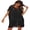 Black, variant on Swimsuit Cover Up Women Swimwear Bathing Suit Dress Sexy Bikini Beach Crochet Beachwear Loose Dress,Blue,One size