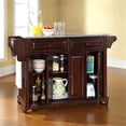 thumbnail image 6 of Crosley Furniture Alexandria MDF Wood Kitchen Island in Mahogany, 6 of 7