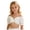 Beige, variant on 7-14Y Cropped Blouse for Girls Lace Hollow Drop Shoulder Oktoberfest Crop Tops Kids Dressy Traditional Dirndl Basic Shirts White