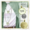 thumbnail image 7 of 5K Marathon Gutsy Goodness Bronze Metal Necklace Don't Stop Sport Female Adult Jewelry, 7 of 7