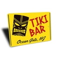 thumbnail image 3 of Tiki Head Novelty Sign, Metal Wall Decor - 10x14 inches, 3 of 4