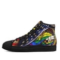 thumbnail image 3 of Love Is Love Lgbt Christian Cross High Top Canvas Shoes Sneakers Black Size 4.5, 3 of 7