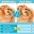 thumbnail image 2 of Juguetes para perros HDSX, paquete de 8 pelotas suaves de látex con chirriador, 2 of 7